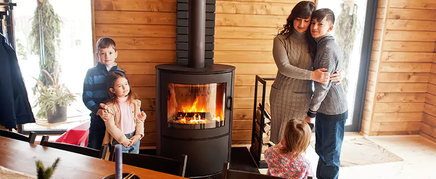 Morso Cast Iron Fireplace Insert Installation in Clearlake, California