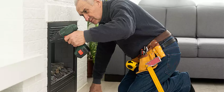 New Indoor Fireplace Installation in Clearlake, California