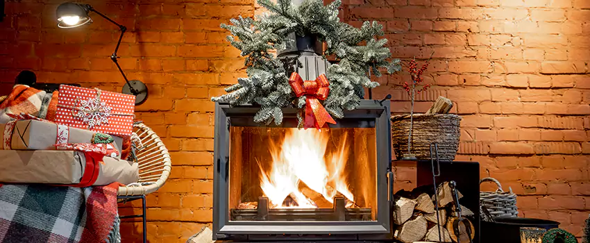 Travis Industries Linear Gas Fireplace Installation in Clearlake, California