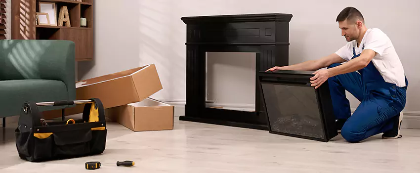 Old Rusted Metal Fireplace Repair And Replacement in Clearlake, CA