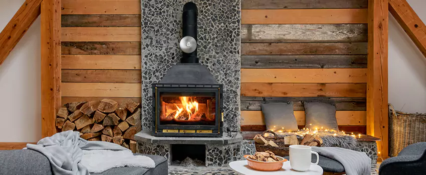 Thelin Hearth Products Direct Vent Gas Stove Fireplace Inspection in Clearlake, California